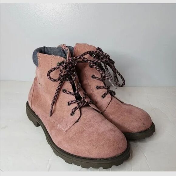 Austin women's ankle boots pink size 7.5 - Picture 1 of 4